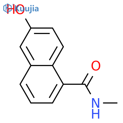 6-hydroxy-N-methylnaphthalene-1-carboxamide structure