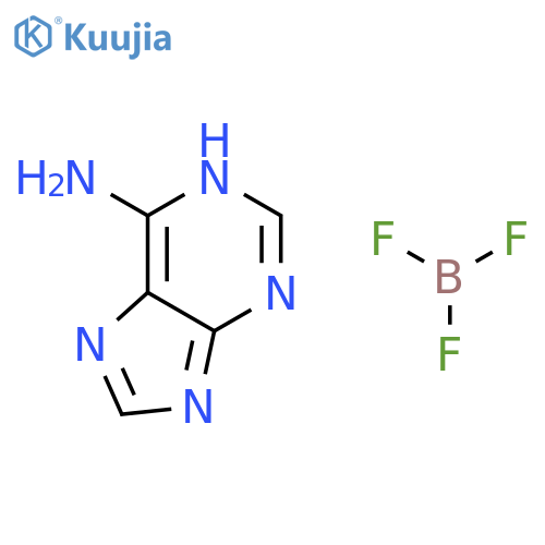 7H-purin-6-amine;trifluoroborane structure