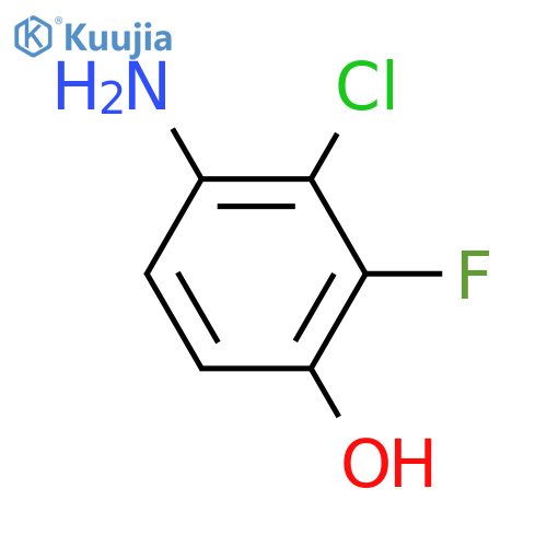 Phenol,4-amino-3-chloro-2-fluoro- structure