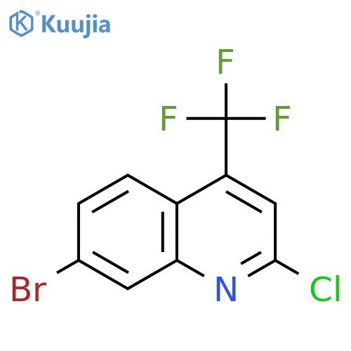 7-bromo-2-chloro-4-(trifluoromethyl)quinoline structure