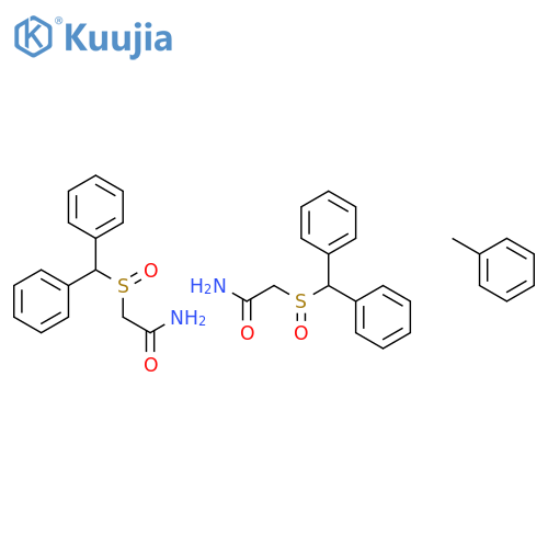 Acetamide, 2-[(diphenylmethyl)sulfinyl]-, compd. with methylbenzene(2:1) structure
