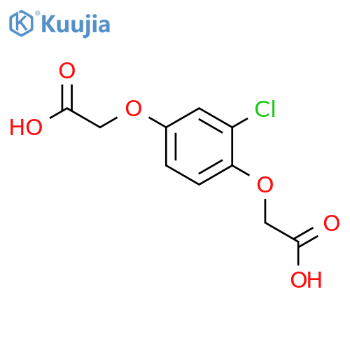 2,2'-(2-Chloro-1,4-phenylene)bis(oxy)diacetic acid structure