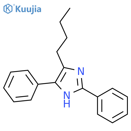 5-butyl-2,4-diphenyl-1H-imidazole structure