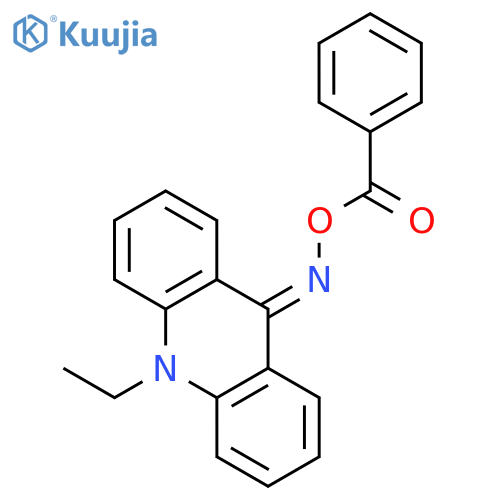 9(10H)-ACRIDINONE, 10-ETHYL-, O-BENZOYLOXIME structure