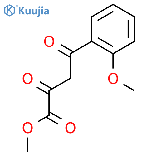 Methyl 4-(2-methoxyphenyl)-2,4-dioxobutanoate structure