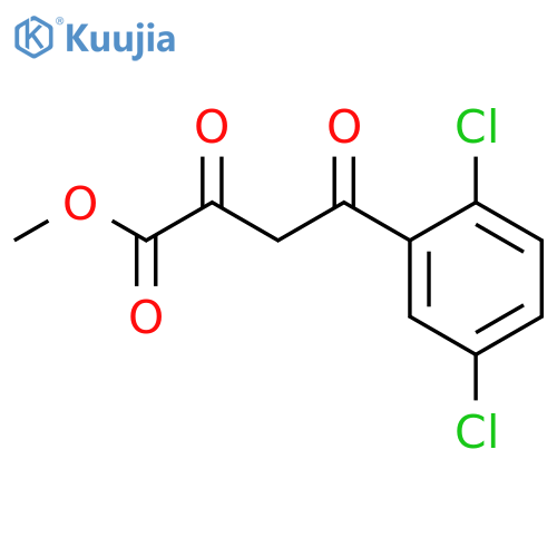 methyl 4-(2,5-dichlorophenyl)-2,4-dioxobutanoate structure