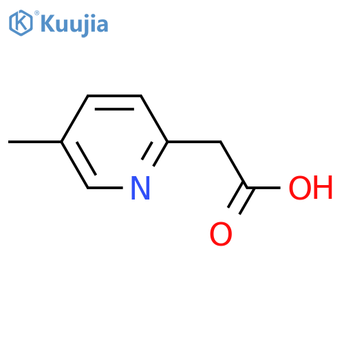 2-(5-methyl-2-pyridyl)acetic acid structure