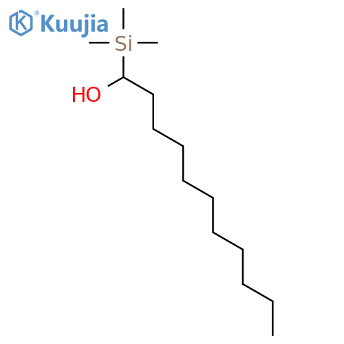 1-UNDECANOL, 1-(TRIMETHYLSILYL)- structure