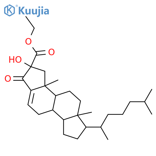 4(3→2)-Abeo-2-hydroxy-4-oxocholesta-5,22-dien-3-oic acid; (2βOH,22E)-form, 22,23-Dihydro, Et ester structure