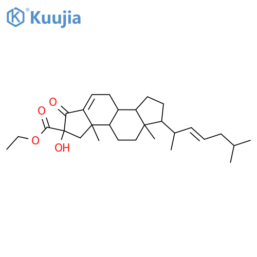 4(3→2)-Abeo-2-hydroxy-4-oxocholesta-5,22-dien-3-oic acid; (2βOH,22E)-form, Et ester structure