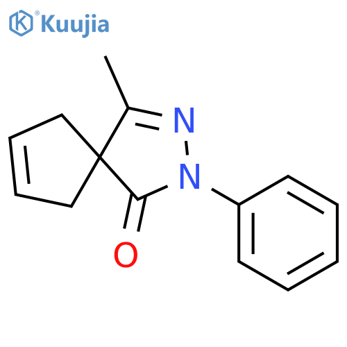 2,3-Diazaspiro[4.4]nona-3,7-dien-1-one, 4-methyl-2-phenyl- structure