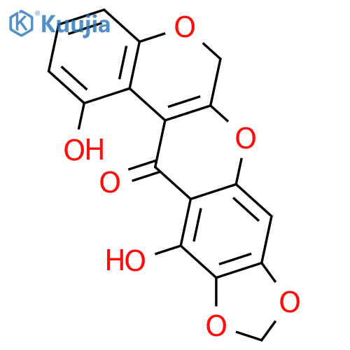 1,9,10,11-Tetrahydroxy[1]benzopyrano[3,4-b][1]benzopyran-12(6H)-one; 9,10-Methylene ether structure