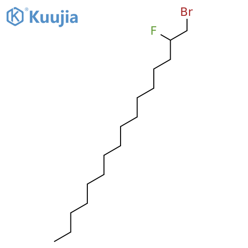 Hexadecane, 1-bromo-2-fluoro- structure