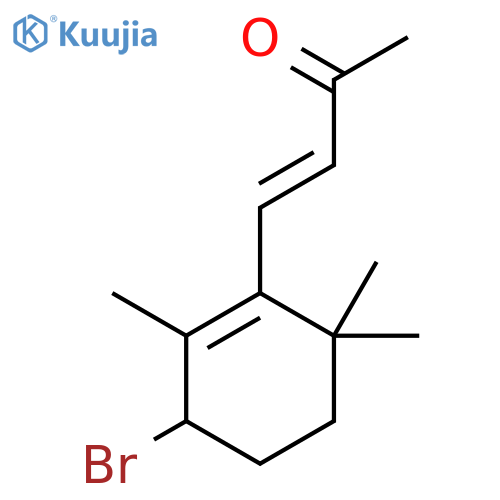 3-Buten-2-one, 4-(3-bromo-2,6,6-trimethyl-1-cyclohexen-1-yl)-, (E)- structure