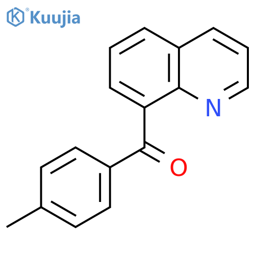 METHANONE, (4-METHYLPHENYL)-8-QUINOLINYL- structure