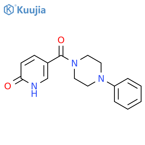 5-(4-phenylpiperazine-1-carbonyl)pyridin-2-ol structure