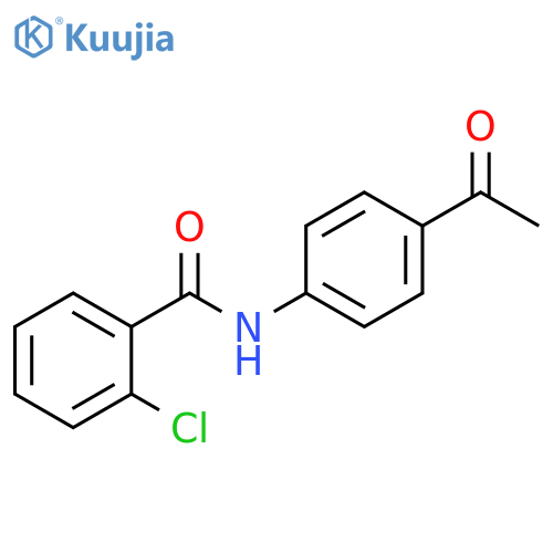 N-(4-Acetylphenyl)-2-chlorobenzamide structure