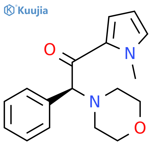 ETHANONE, 1-(1-METHYL-1H-PYRROL-2-YL)-2-(4-MORPHOLINYL)-2-PHENYL-, (2S)- structure