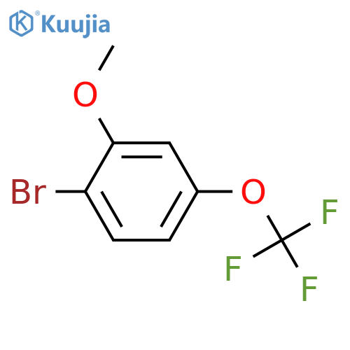 1-Bromo-2-methoxy-4-(trifluoromethoxy)benzene structure