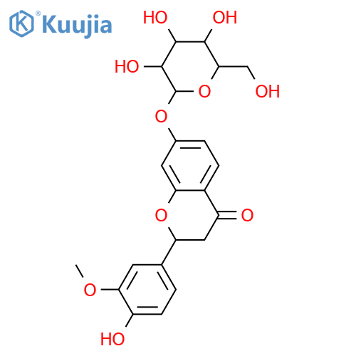 3',4',7-Trihydroxyflavanone; (S)-form, 3'-Me ether, 7-O-β-D-glucopyranoside structure