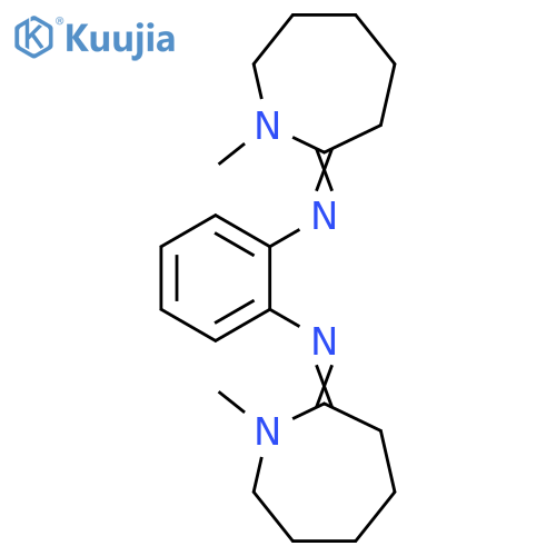 1,2-Benzenediamine,N1,N2-bis(hexahydro-1-methyl-2H-azepin-2-ylidene)- structure