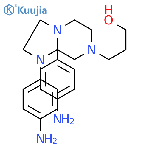 1H-1,4,7-Triazonine-1-propanol, 4,7-bis(4-aminophenyl)octahydro- structure