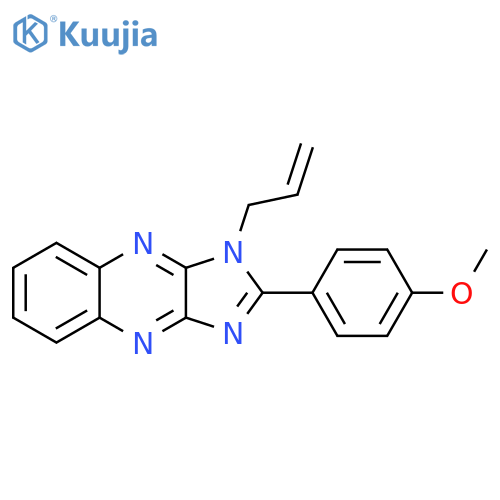 2-(4-methoxyphenyl)-1-(prop-2-en-1-yl)-1H-imidazo4,5-bquinoxaline structure