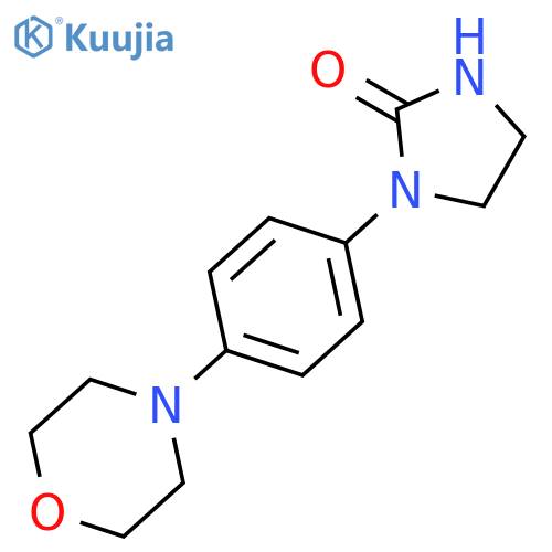 2-IMIDAZOLIDINONE, 1-[4-(4-MORPHOLINYL)PHENYL]- structure
