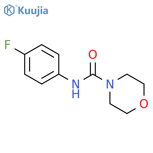 N-(4-fluorophenyl)morpholine-4-carboxamide structure