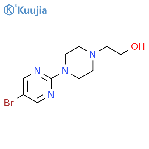 2-4-(5-Bromopyrimidin-2-yl)piperazin-1-ylethanol structure