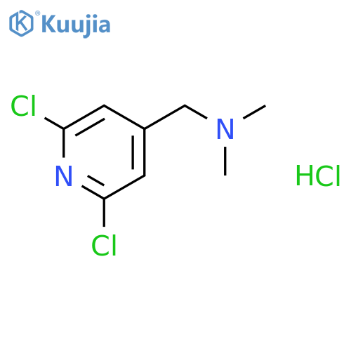 N-[(2,6-Dichloropyridin-4-yl)methyl]-N,N-dimethylamine hydrochloride structure