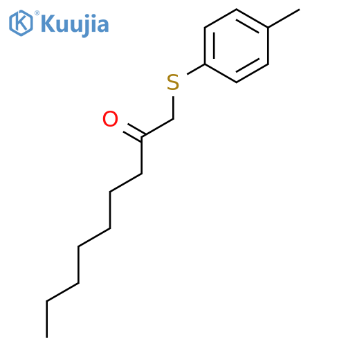 2-NONANONE, 1-[(4-METHYLPHENYL)THIO]- structure