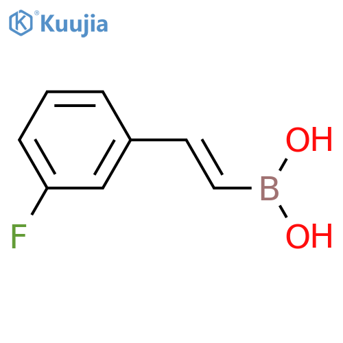 trans-2-(3-Fluorophenyl)Vinylboronic Acid structure