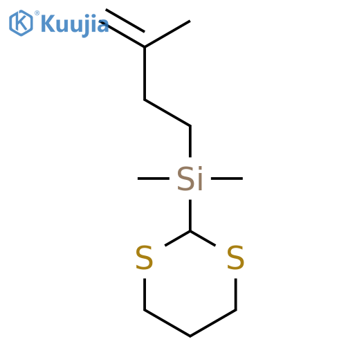 SILANE, 1,3-DITHIAN-2-YLDIMETHYL(3-METHYL-3-BUTENYL)- structure