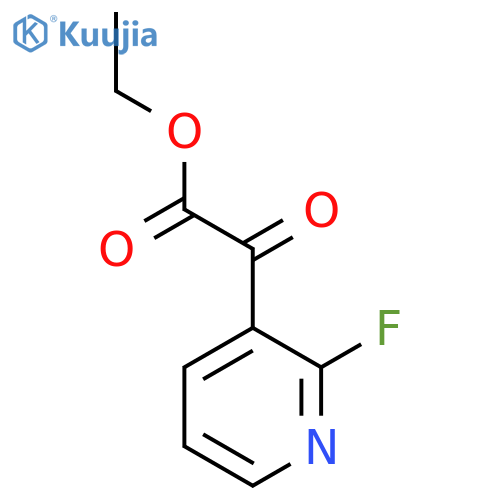 Ethyl 2-(2-fluoropyridin-3-YL)-2-oxoacetate structure