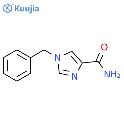 1H-Imidazole-4-carboxamide, 1-(phenylmethyl)- structure