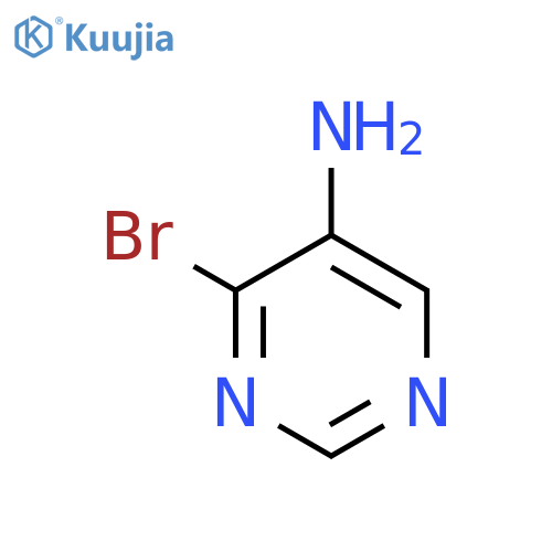 4-bromopyrimidin-5-amine structure