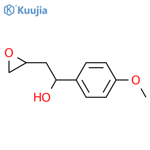 2-Oxiraneethanol, α-(4-methoxyphenyl)- structure