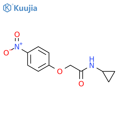 N-Cyclopropyl-2-(4-nitrophenoxy)acetamide structure