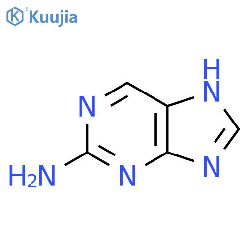 1H-Purin-2-amine,radical ion(1-) (9CI) structure