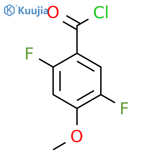 2,5-Difluoro-4-methoxybenzoyl chloride structure