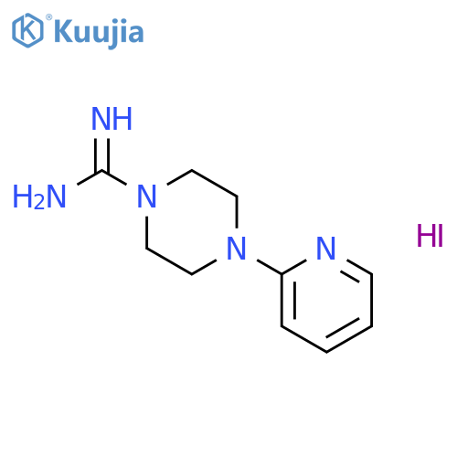 4-pyridin-2-ylpiperazine-1-carboximidamide structure