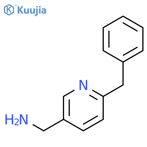 3-Pyridinemethanamine, 6-(phenylmethyl)- structure