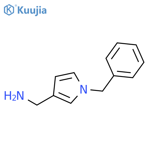1H-PYRROLE-3-METHANAMINE, 1-(PHENYLMETHYL)- structure