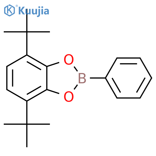 1,3,2-BENZODIOXABOROLE, 4,7-BIS(1,1-DIMETHYLETHYL)-2-PHENYL- structure