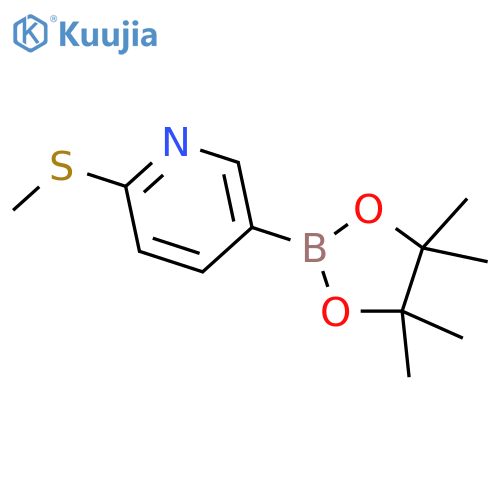 6-(Methylsulfanyl)pyridine-3-boronic Acid Pinacol Ester structure