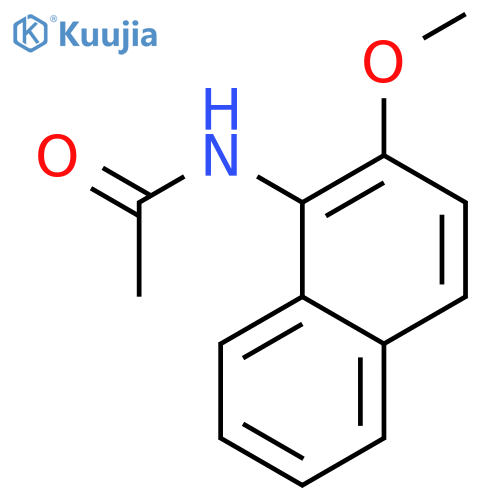Acetamide,N-(2-methoxy-1-naphthalenyl)- structure