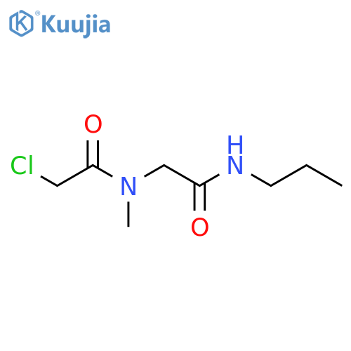 2-chloro-N-methyl-N-(propylcarbamoyl)methylacetamide structure