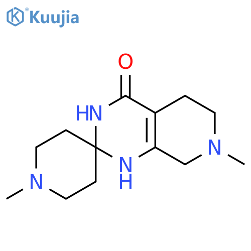 1,7'-Dimethyl-3',4',5',6',7',8'-hexahydro-1'H-spiropiperidine-4,2'-pyrido3,4-dpyrimidine-4'-one structure