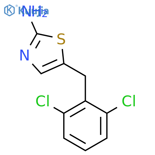5-(2,6-Dichlorophenyl)methyl-1,3-thiazol-2-amine structure